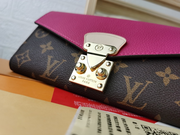 LVコピーウォレット素材ディテール